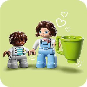Lego Duplo Kasabası Tekerlekli Aile Evi 10986 2 Yaş ve Üzeri için Yaratıcı Oyuncak Yapım Seti