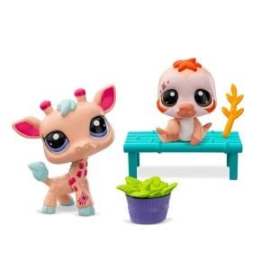 Littlest Pet Shop Minişler 2’li Figür Seti S2 Zürafa ve Tembel Hayvan