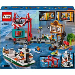 LEGO City Sarı Yük Gemili Liman 60422