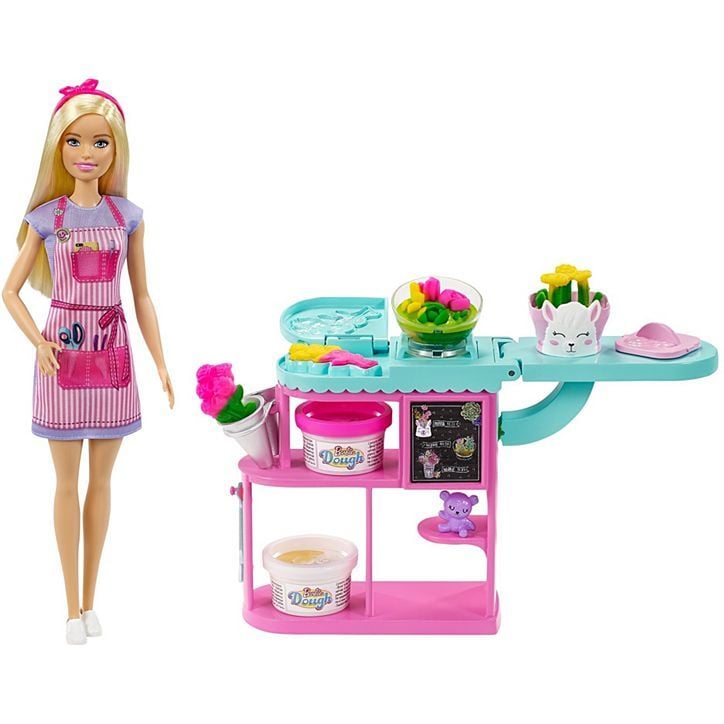 Barbie Çiçekçi Bebek ve Oyun Seti