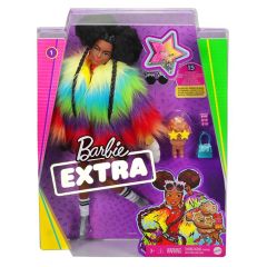 Barbie Extra Renkli Ceketli Bebek