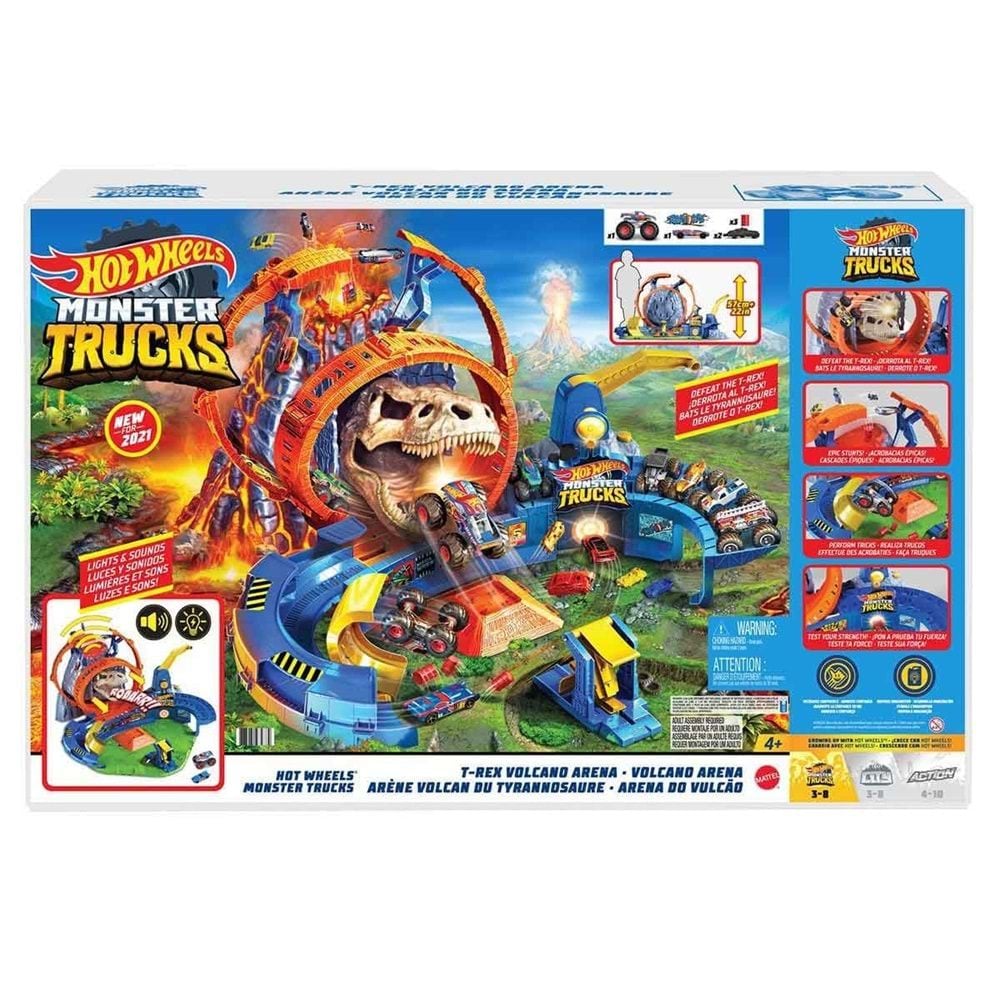 Hot Wheels Monster Truck Volkanik Alanda Macera Oyun Seti