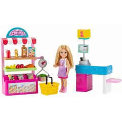 Barbie Chelsea Meslekleri Öğreniyor Market Çalışanı