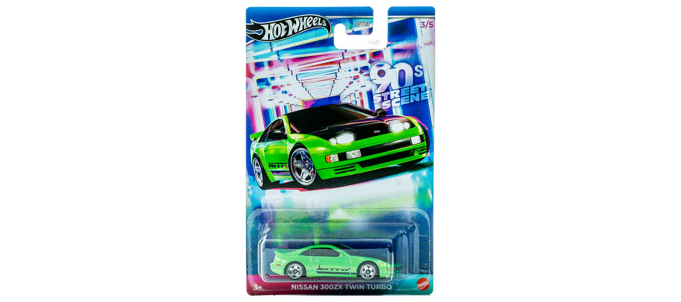 Hot Wheels 90's Street Scene Uzun Kart Nissan 300ZX Twin Turbo