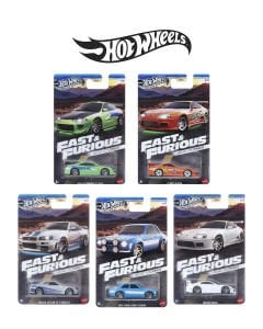 Hot Wheels Fast& Furious Brian O'Conner Uzun Kart Beşli Set