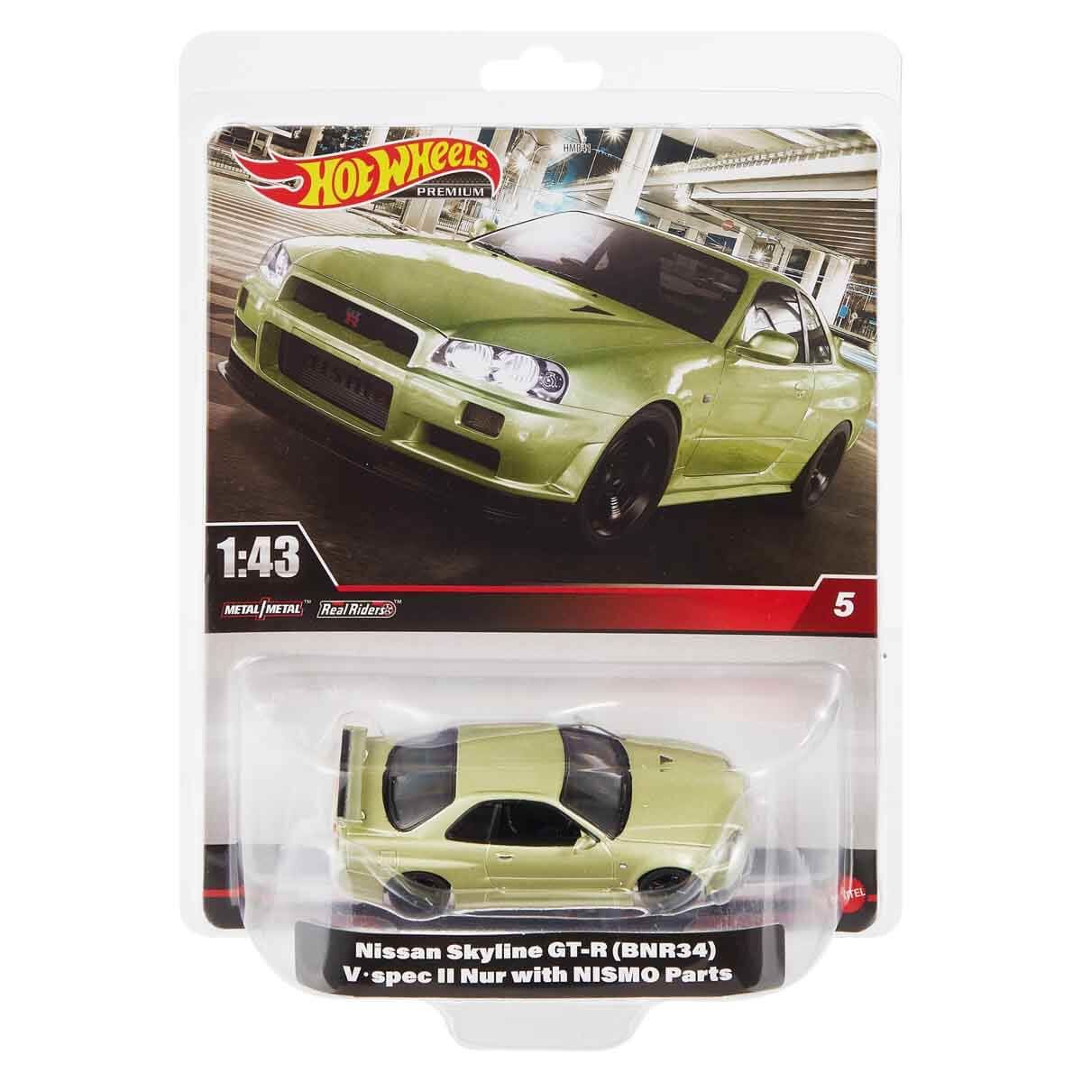 Hot Wheels Premium 1:43 Nissan Skyline GT-R (R34)