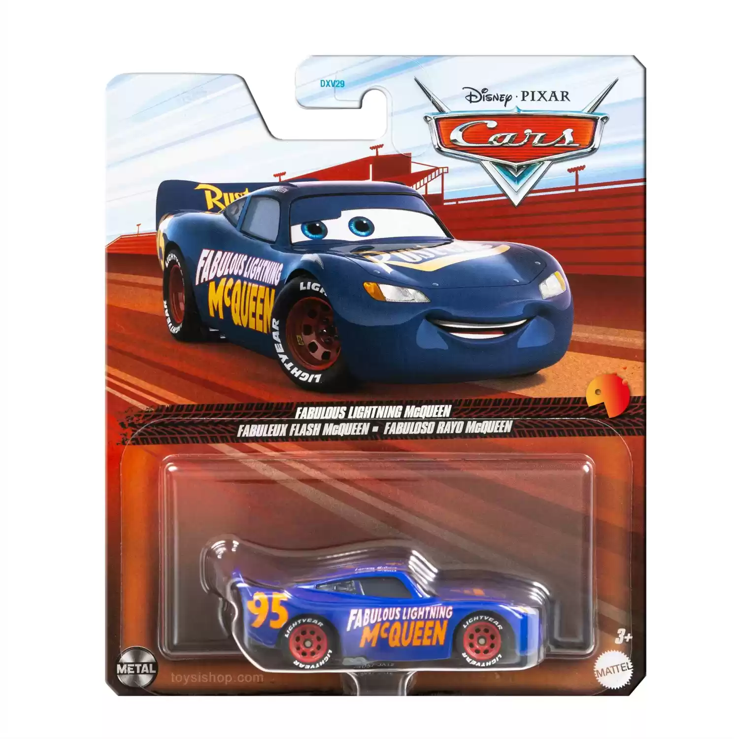 Cars Rusteze Fabulous Lightning Mcqueen Karakter Araç FGD57