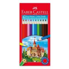 Faber Castell Kuru Boya Kalemi 12 Renk