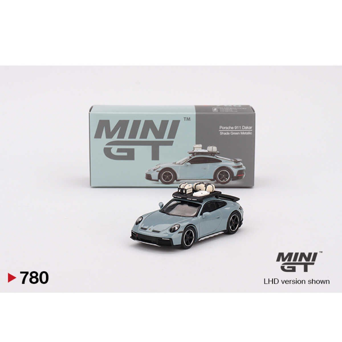 Mini GT 1:64 Porsche 911 Dakar Shade Green Metallic