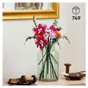 LEGO Botanicals Pembe Çiçek Buketi Dekoratif Çiçek 10342