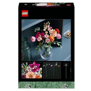 LEGO Botanicals Pembe Çiçek Buketi Dekoratif Çiçek 10342