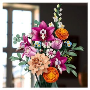 LEGO Botanicals Pembe Çiçek Buketi Dekoratif Çiçek 10342