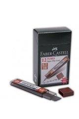 Faber Castell 2B 0.5 Kalem Ucu Siyah 12 Adet