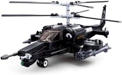 Sluban Army 330 Parçe Lego yapım seti Helikopter