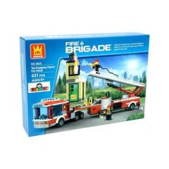 Wange İtfaiye Seti 431  Parça Lego Yapım Seti