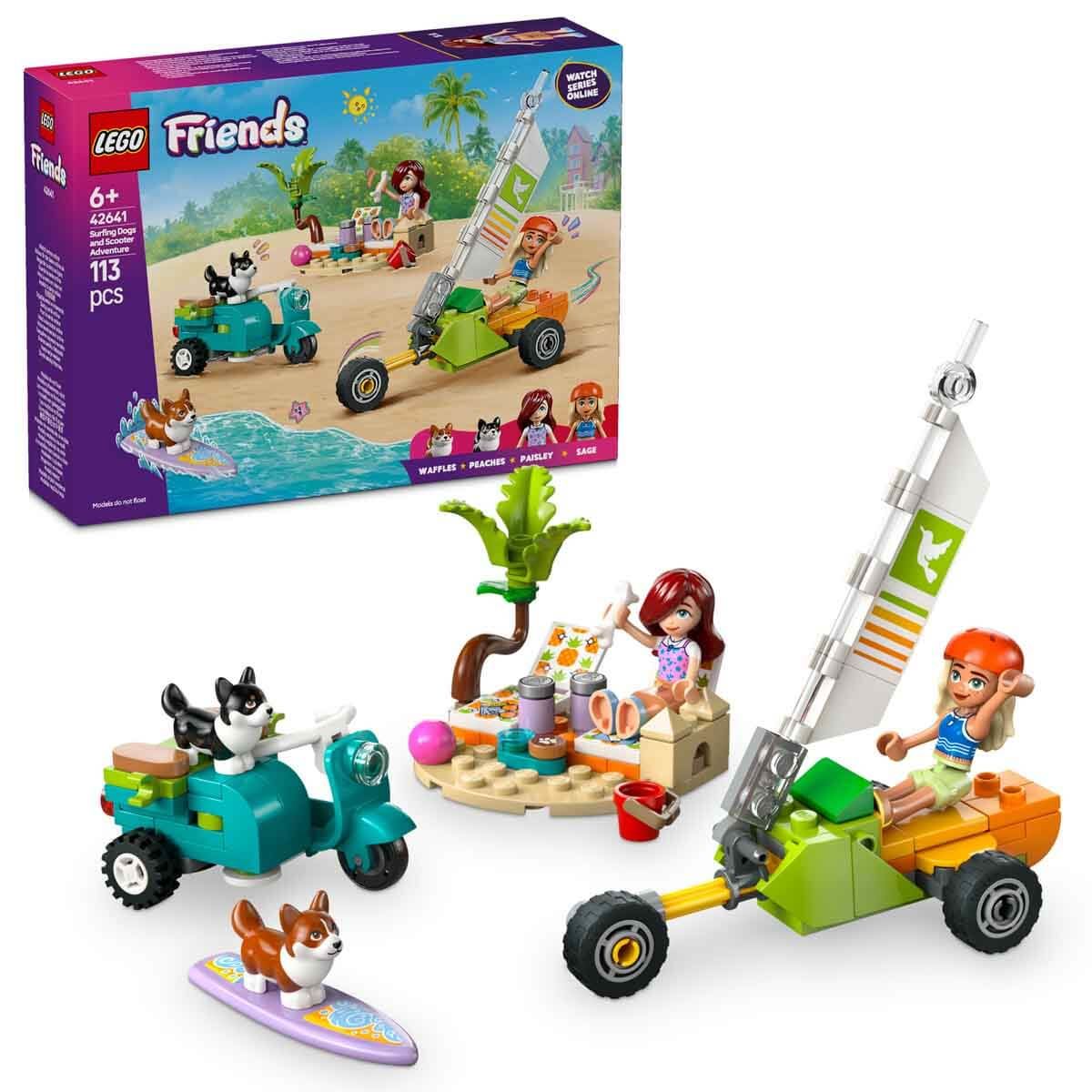 LEGO Friends Sörfçü Köpekler ve Scooter Macerası 42641