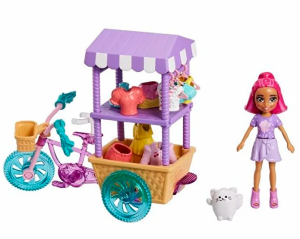 Polly Pocket Bisiklet Dolusu Moda Oyun Seti HHX76