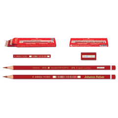 Faber Castell Kırmızı Kopya Kalemi 12 Adet
