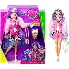 Barbie Extra Mor Saçlı Bebek