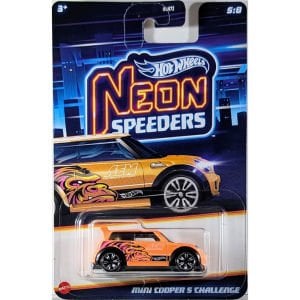 Hot Wheels Neon Yarışçılar Serisi Uzun Kart Mini Cooper S Challenge