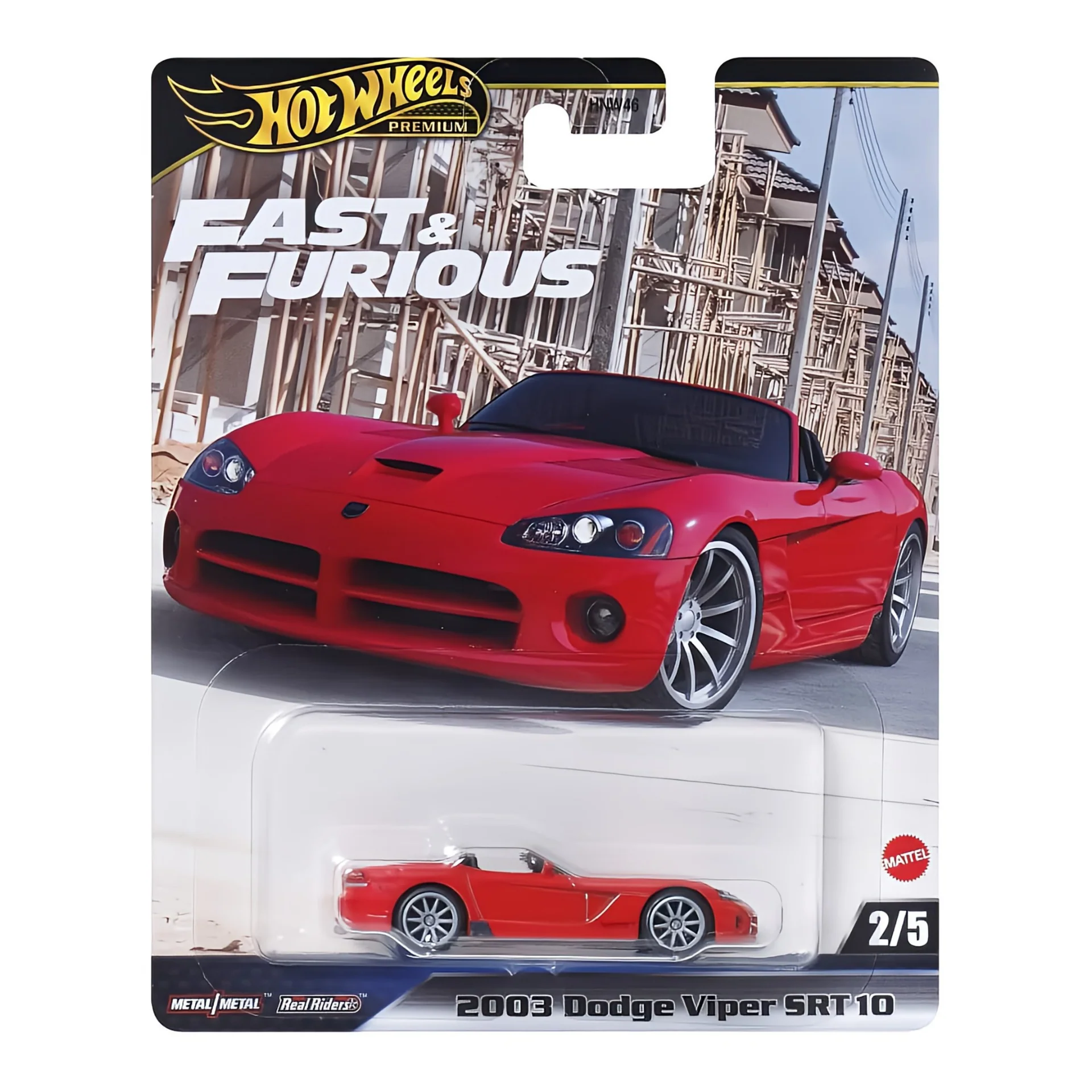 Hot Wheels Premium Fast&Furious 2003 Dodge Viper SRT10