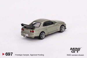 Mini GT 1:64 Nissan Skyline GT-R (R34) V-Spec II Nür Millenium Jade