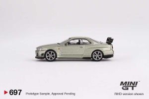Mini GT 1:64 Nissan Skyline GT-R (R34) V-Spec II Nür Millenium Jade