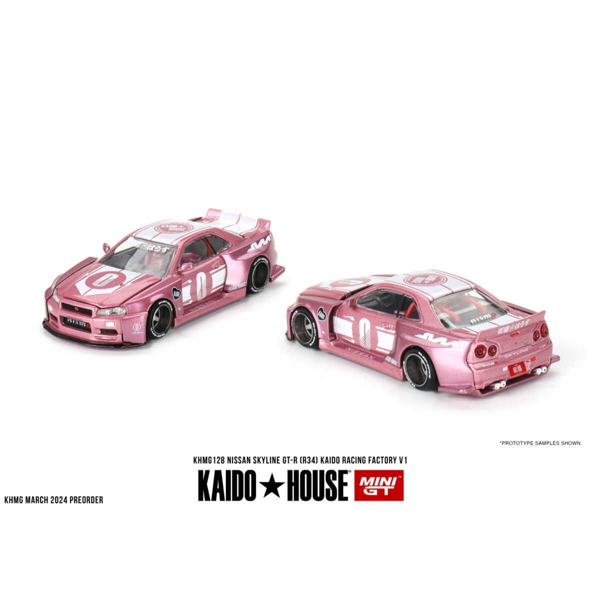 Mini GT 1:64 Nissan Skyline GT-R (R34) KAIDO RACING FACTORY V1 24