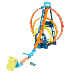 Hot Wheels Track Builder Üçlü Çember Seti GLC96