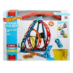 Hot Wheels Track Builder Üçlü Çember Seti GLC96