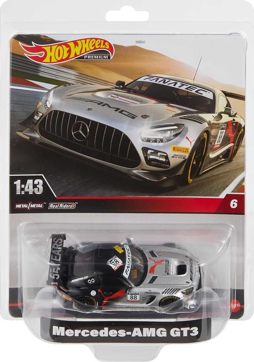 Hot Wheels Premium 1:43 Mercedes AMG GT3