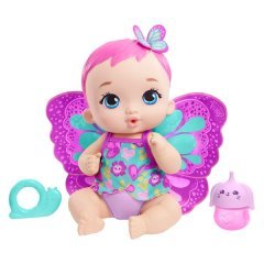 My Garden Baby Kelebek Bebeğimin Bakım Zamanı Pembe Saçlı Bebek