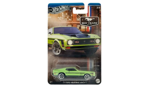 Hot Wheels Uzun Kart Silver Mustang 60.Yıl Serisi '70 Ford Mustang Mach 1