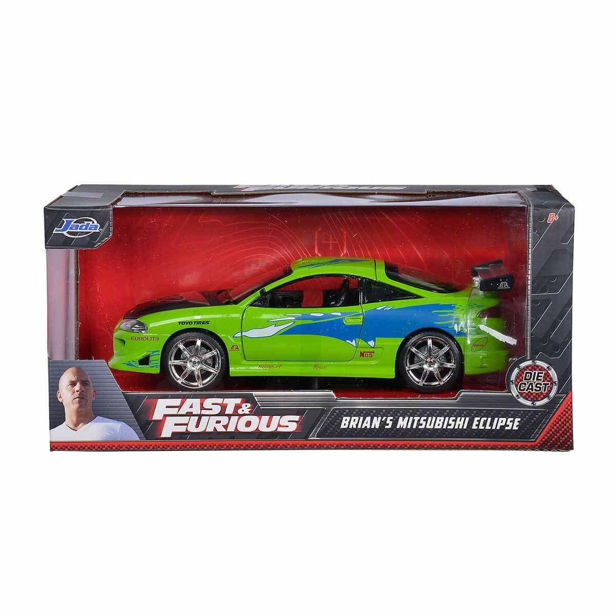 Jada 1:24 Fast&Furious 1995 Brian’s Mitsubishi Eclipse Model Araba