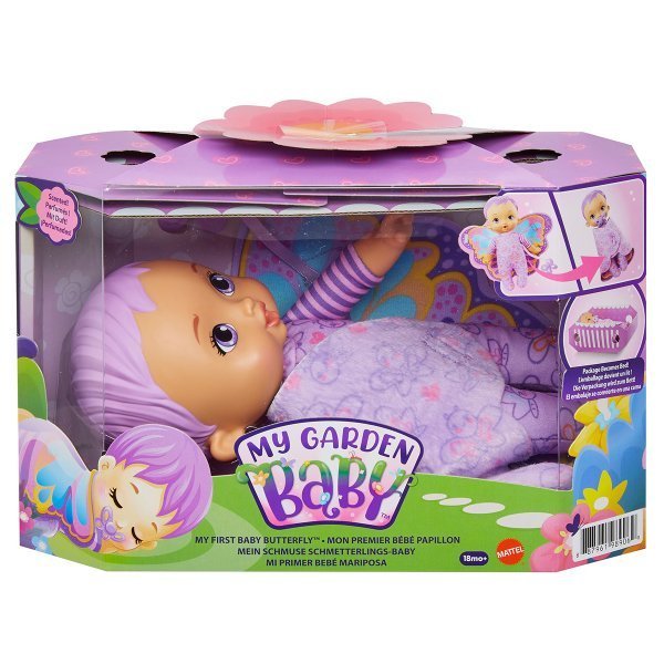 My Garden Baby İlk Kelebek Bebeğim Mor Saçlı Bebek HBH39