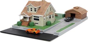 Jada Fast&Furious Nano Nano Dom's House Diorama Seti