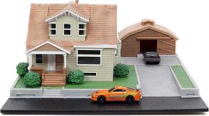 Jada Fast&Furious Nano Nano Dom's House Diorama Seti