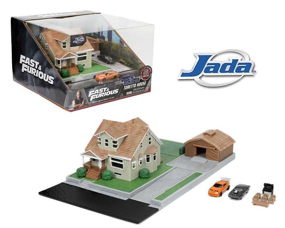 Jada Fast&Furious Nano Nano Dom's House Diorama Seti