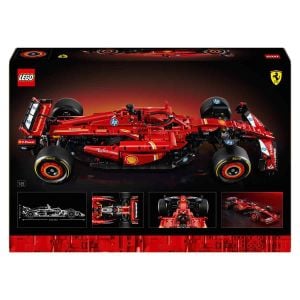 LEGO Technic Ferrari SF-24 F1 Araba 42207 Yetişkinler için Koleksiyonluk Yaratıcı Yarış Arabası Modeli Yapım Seti (1361 Parça)