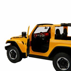 Rastar 1:14Jeep Rubicon Uzaktan Kumandalı Işıklı Araba-Siyah