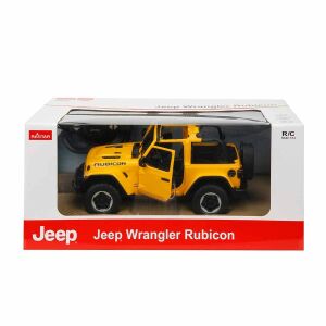 Rastar 1:14Jeep Rubicon Uzaktan Kumandalı Işıklı Araba-Siyah
