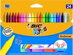 Bic 24 Renk Silinebilir Pastel Boya