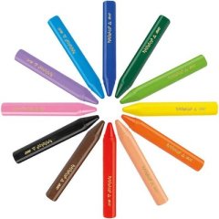 Bic 12 Renk Silinebilir Üçgen Pastel Boya