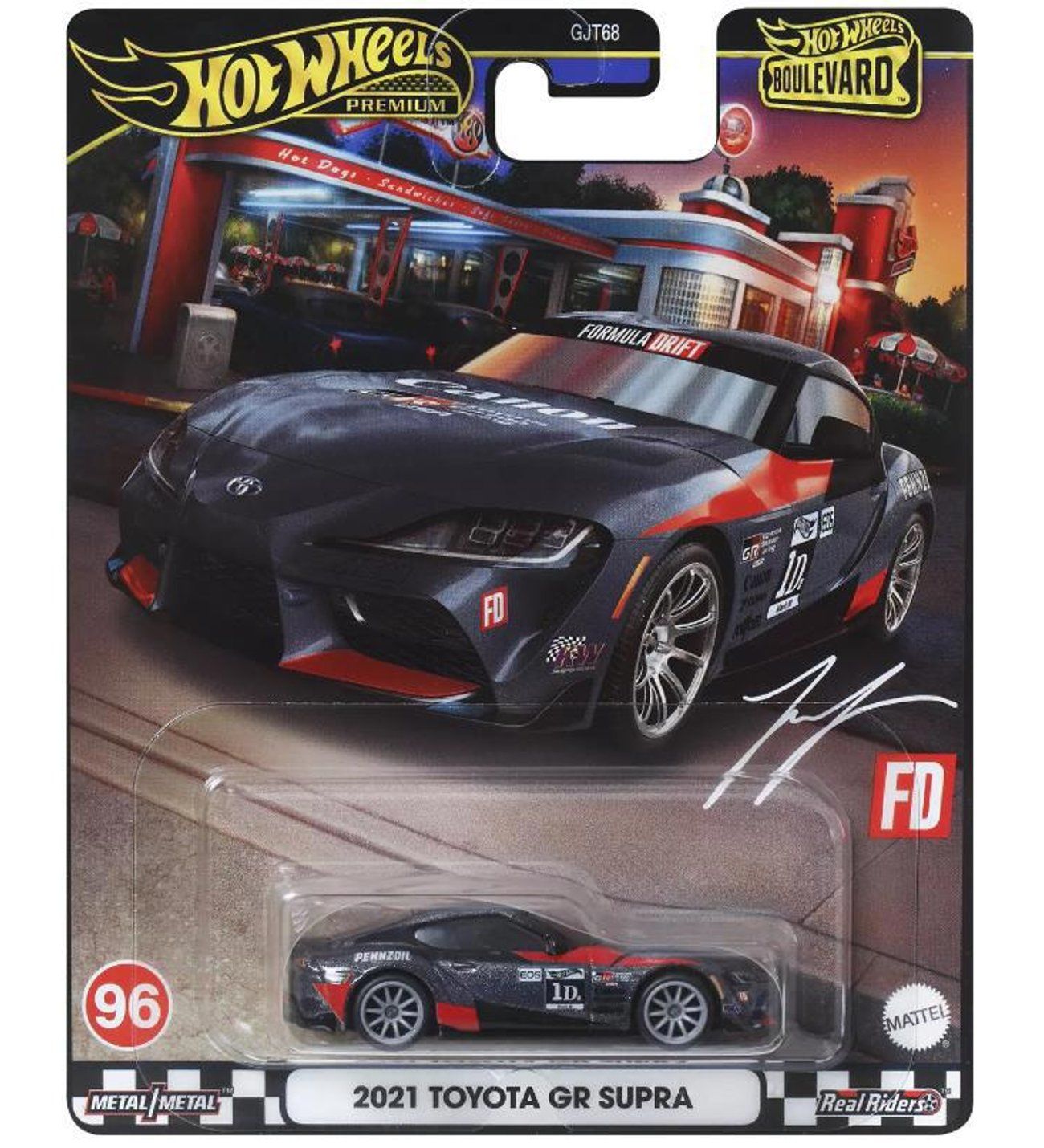 Hot Wheels Premium Boulevard 2021 Toyota Supra