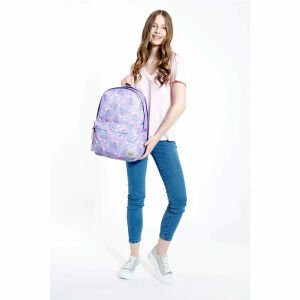 Kaukko Nature Okul Çantası Lilac Flamingo