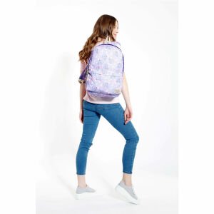 Kaukko Nature Okul Çantası Lilac Flamingo