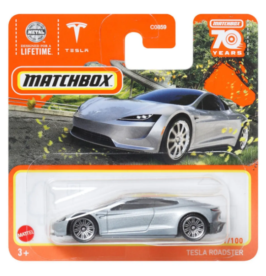 Matchbox Tekli Arabalar Tesla Roadster