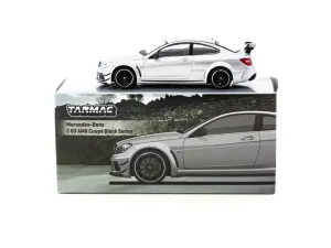 Tarmac Works 1/64 Mercedes-Benz C 63 AMG Coupé Black Series Silver Metallic