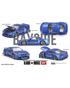 Mini GT x KaidoHouse 1/64 Nissan Skyline GT-R R34 Kaido Works V2 Aero SHINJUKU V2
