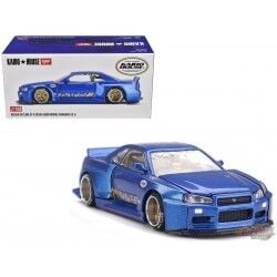 Mini GT x KaidoHouse 1/64 Nissan Skyline GT-R R34 Kaido Works V2 Aero SHINJUKU V2